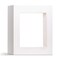 iFrame Pre-Cut White Picture Mats With Light Cream Bevel Cut For Photo And Frames | Mats Only | Acid Free Material | Made In USA (Pack of 50)